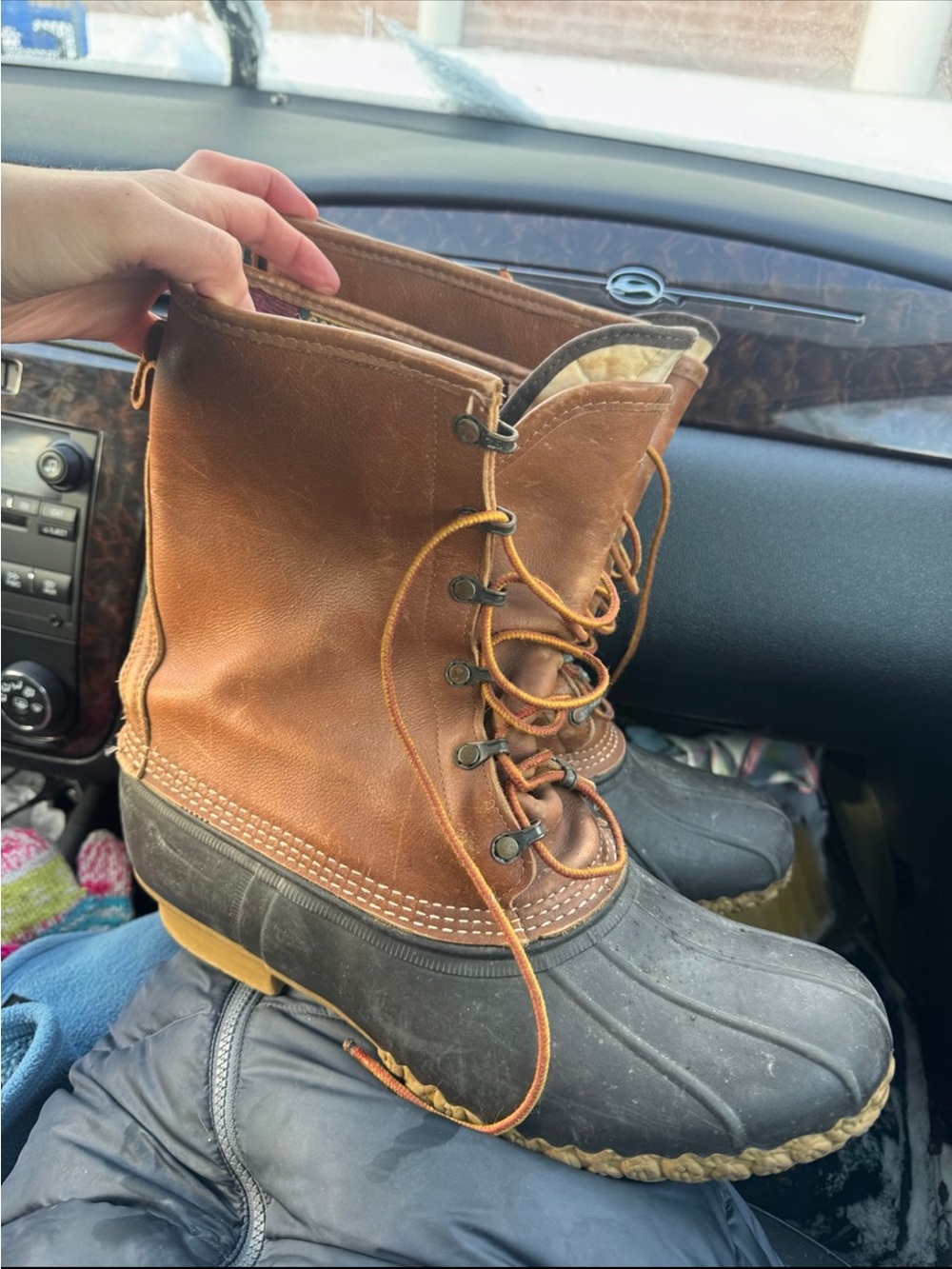 Vintage LL Bean Duck Boots Men Size 12 tall lace up Gortex Thinsulate - Picture 6 of 6